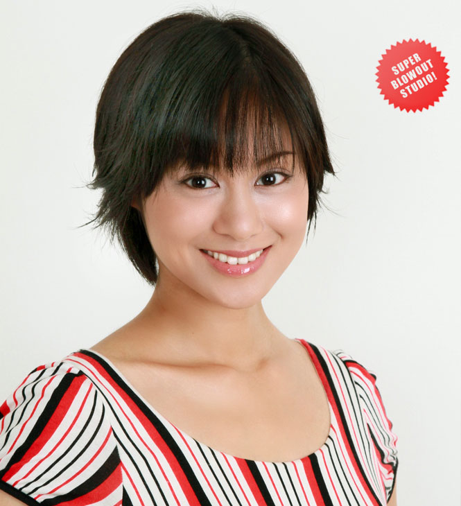 美人女優の宣材写真