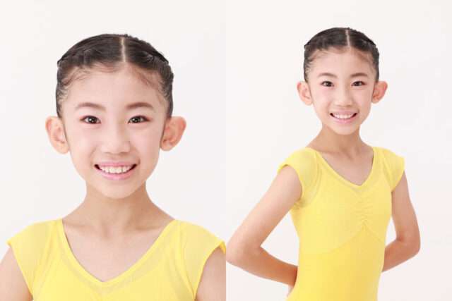 黄色の衣装を着た子供 ライオンキング オーディション写真